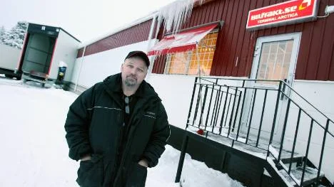 Mats Andersson, platschef på Terminal Arctica, utesluter inte att Bilfrakt.se:s nya avtal med Coop Logistik AB kan leda till fler anställda i Överkalix. <_Bildtext Fotobyline>FOTO: MARIA ENGSTRÖM-ANDERSSON</_Bildtext Fotobyline>