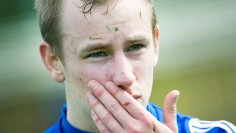 Jens Larsson var delaktig i 3-0 målet för Luleå SK.FOTO: KURT ENGSTRÖM