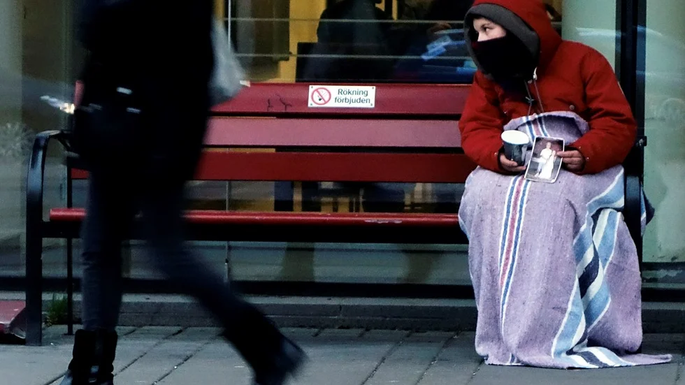 STOCKHOLM 2014-11-13
Tiggare utanför Södersjukhusets entré.
Foto Hasse Holmberg / TT Kod 96