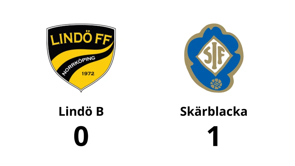 Lindö FF B förlorade mot Skärblacka IF