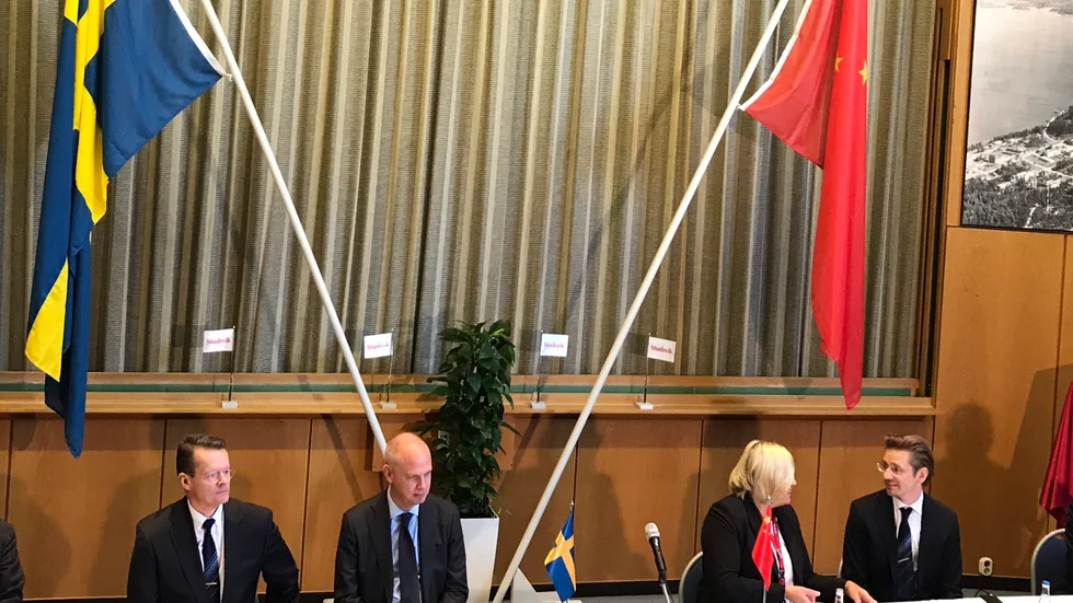 Studsvik har på senare år kammat hem flera kinesiska affärer. Representanter från Studsvik men även kommunen satt vid bordet när avtalen med kinesiska CNNC undertecknades 2020.