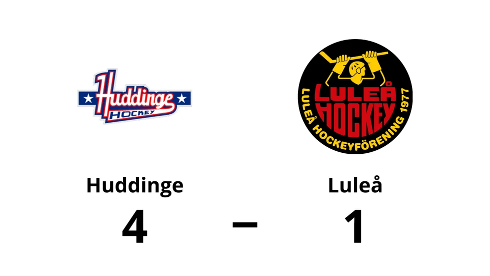 Huddinge IK vann mot Luleå
