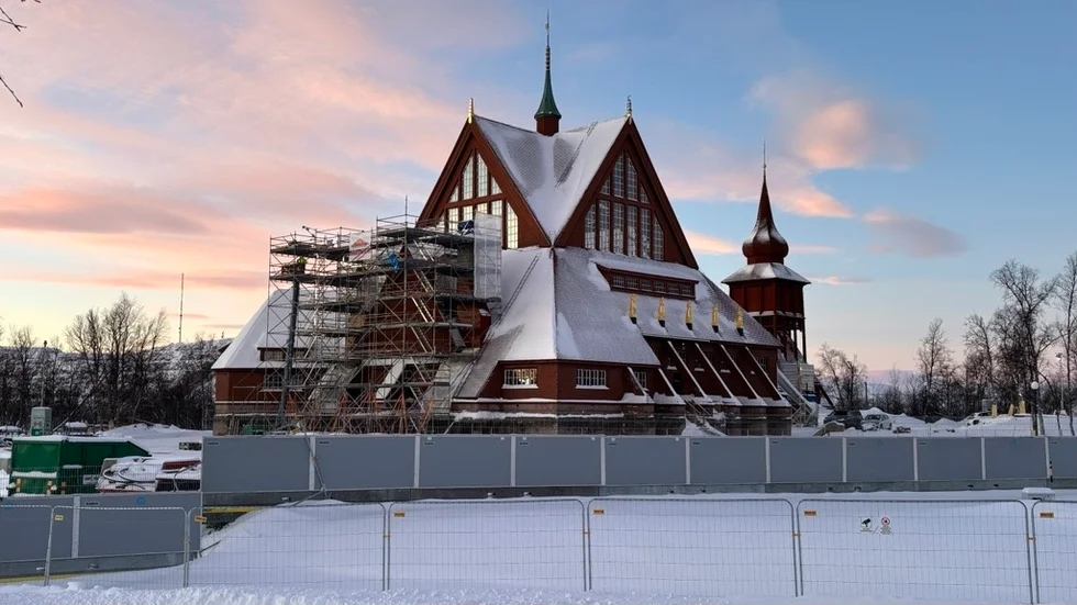Kiruna kyrka ska flyttas nu i augusti. 