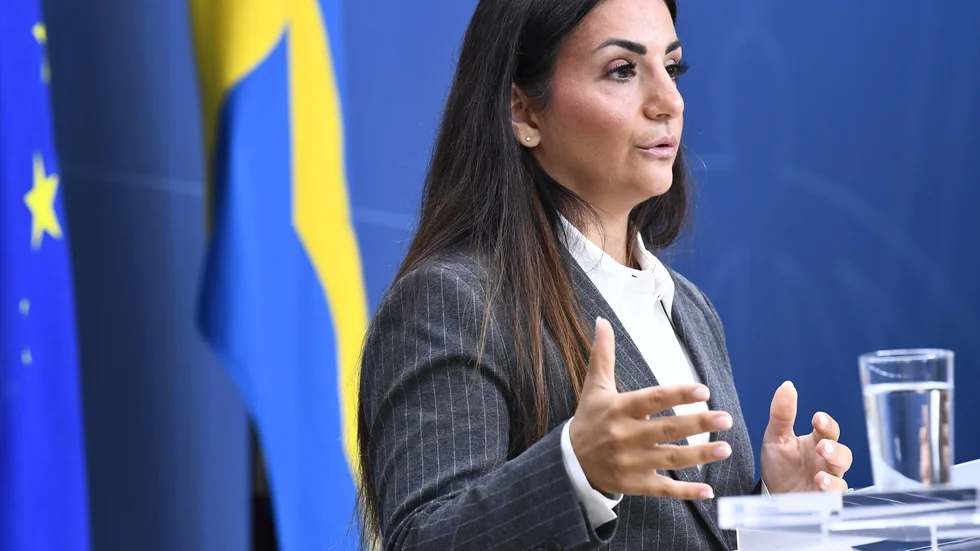 Kulturminister Parisa Liljestrand (M) missade att registrera sina hönor. Arkivbild.