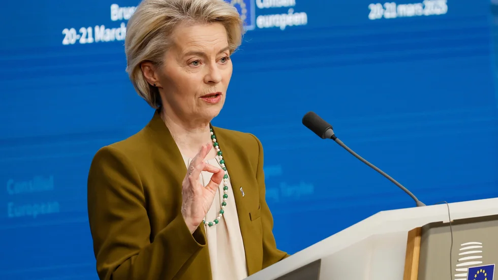 EU-kommissionens ordförande Ursula von der Leyen. Arkivbild.