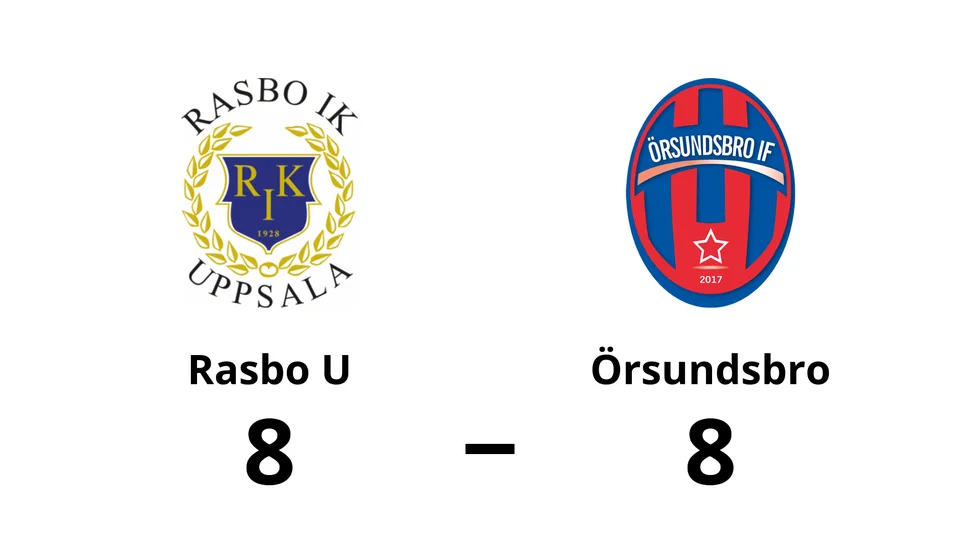 Rasbo IK U spelade lika mot Örsundsbro IF