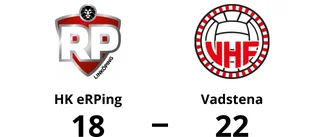 Vadstena vände och vann mot HK eRPing