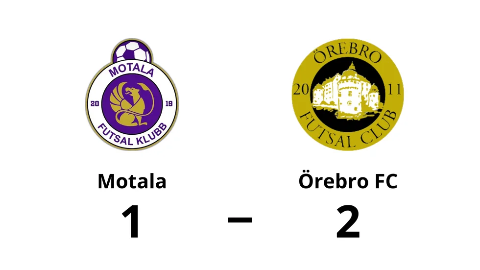 Motala Futsalklubb förlorade mot Örebro FC