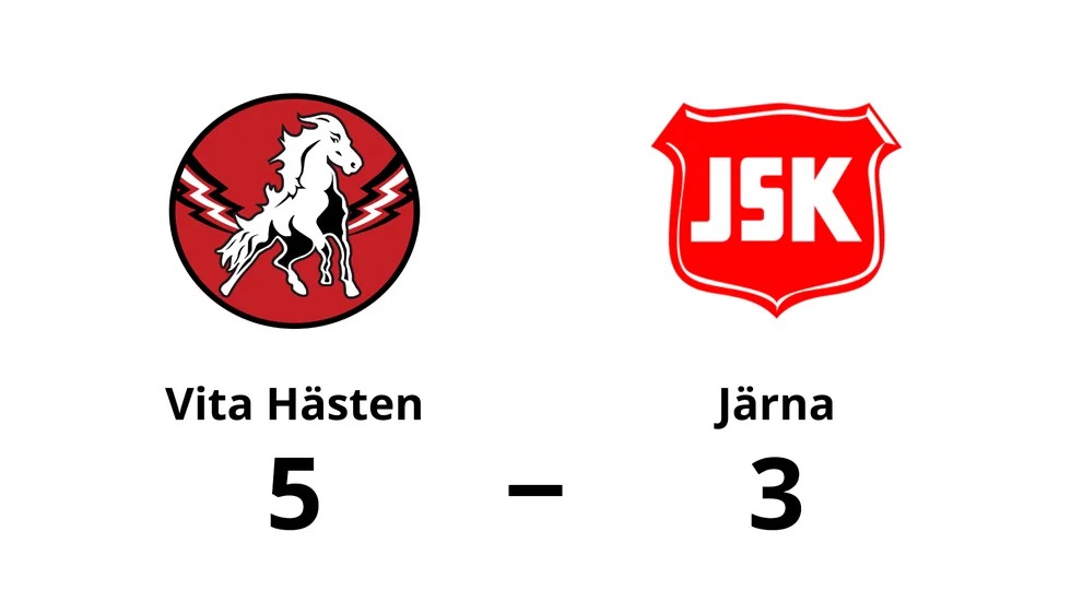 HC Vita Hästen vann mot Järna SK