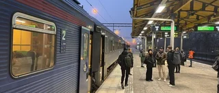 Stora tågförseningar på grund av sabotage