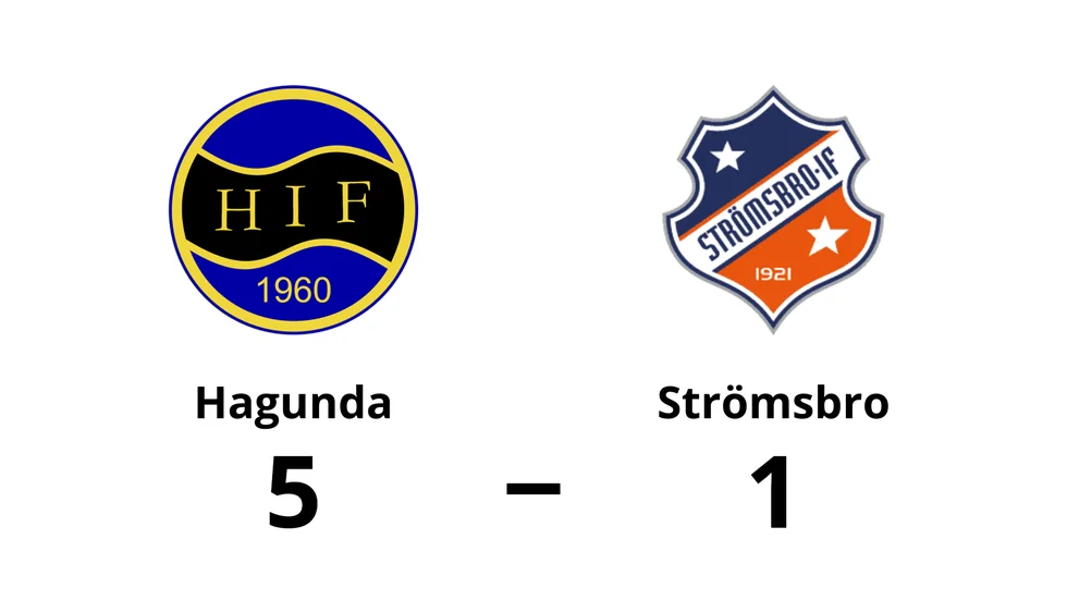 Hagunda vann mot Strömsbro IF