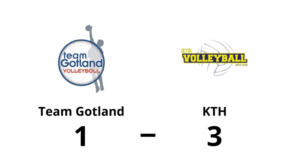Team Gotland förlorade mot KTH VBF