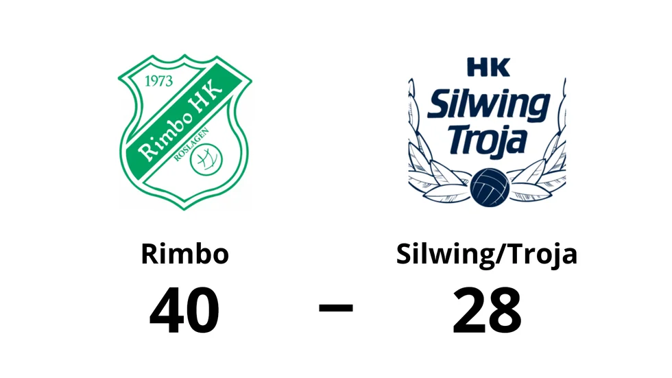 Rimbo vann mot HK Silwing/Troja