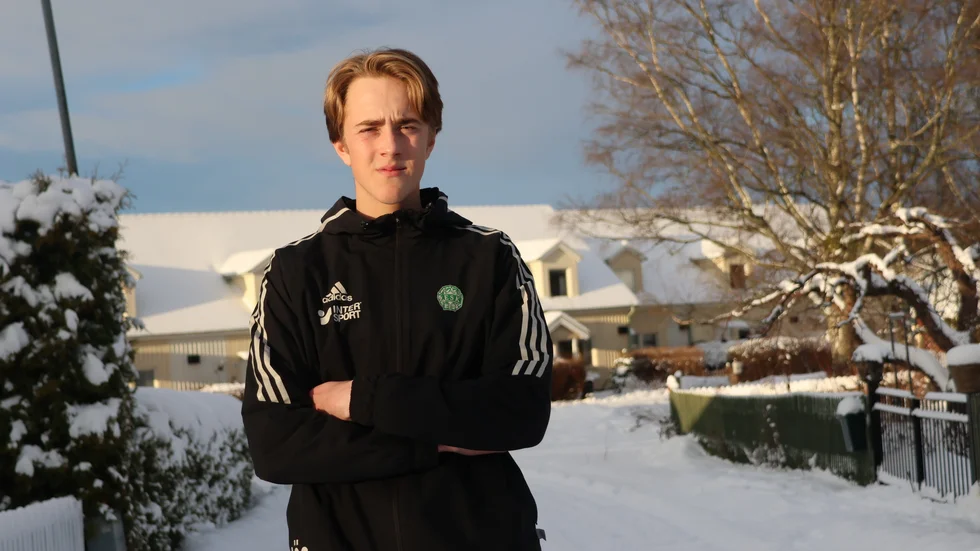 Nils Öhrn Sinnerstad är bara 16, nu får han chansen i A-laget.
