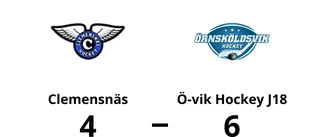 Emil Eklund i målform när Ö-vik Hockey J18 vann
