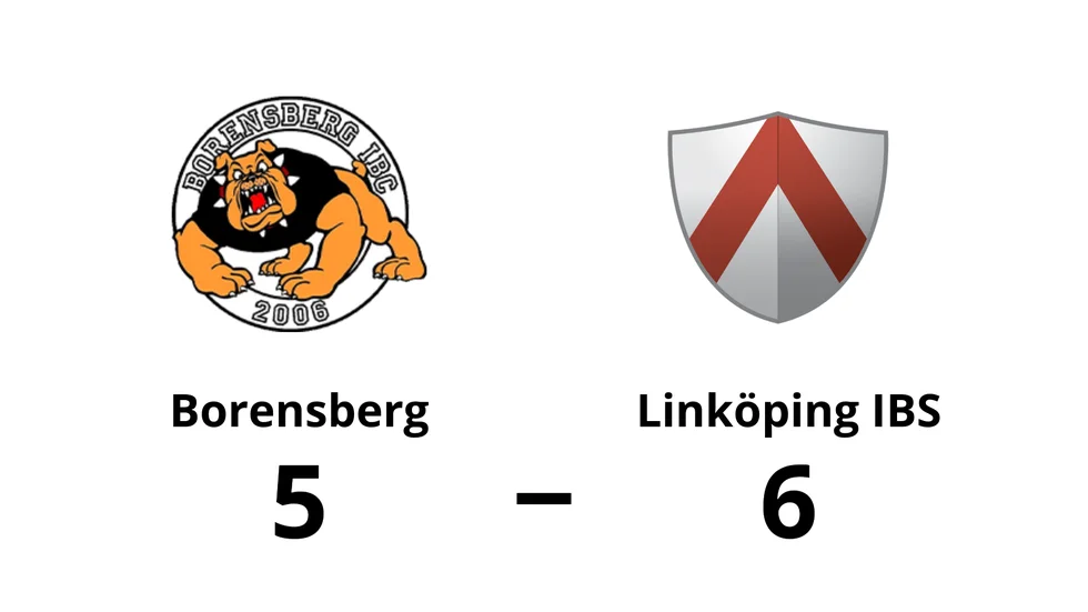 Borensberg IBC förlorade mot Linköpings IBS