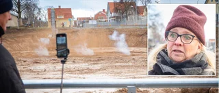 Första sprängningen vid Solbergabadet: ”Lär mullra en del”