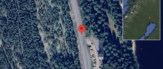 Stopp på E10 på grund av en singelolycka