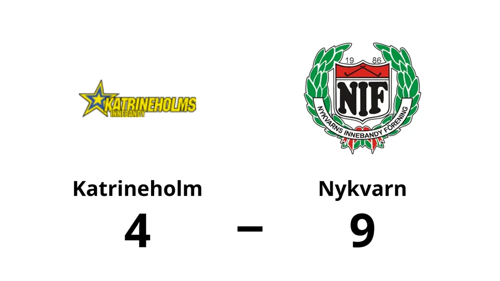Katrineholms IBF förlorade mot Nykvarn