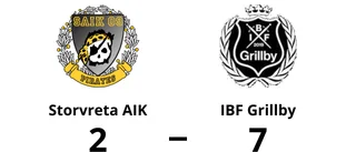 Storseger för IBF Grillby – 7-2 mot Storvreta AIK