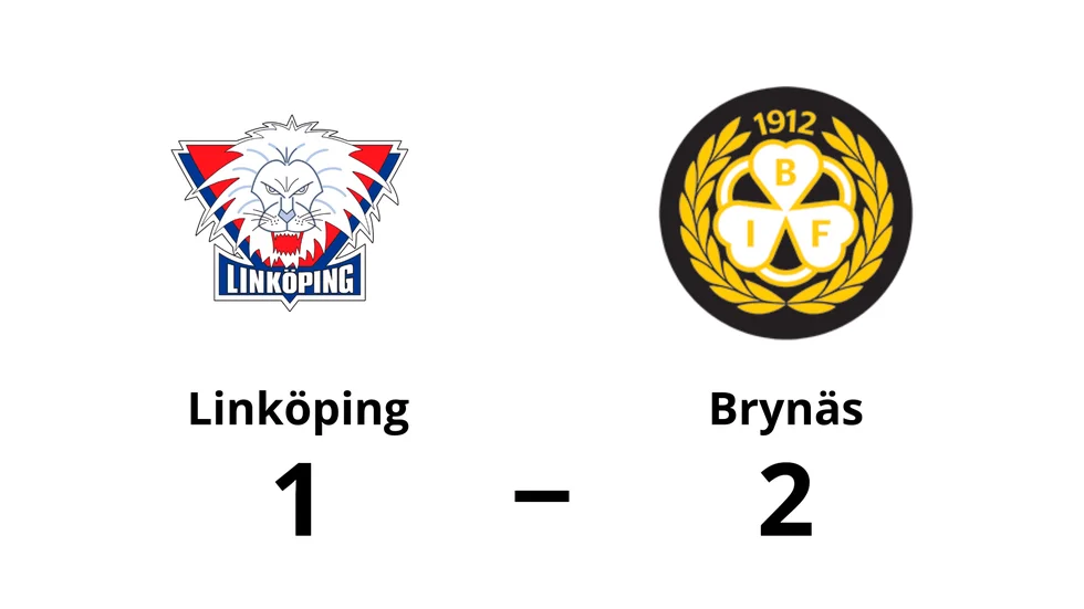 Linköping HC förlorade mot Brynäs IF