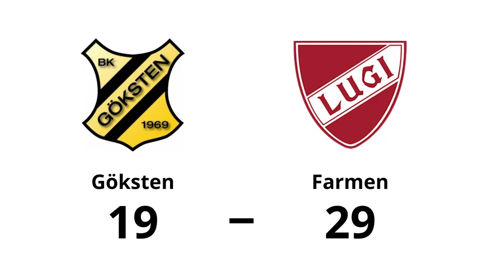 Gökstens BK förlorade mot HK Farmen