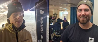 Touren inleds på Dundret – hemmahoppet Joar har stukat foten