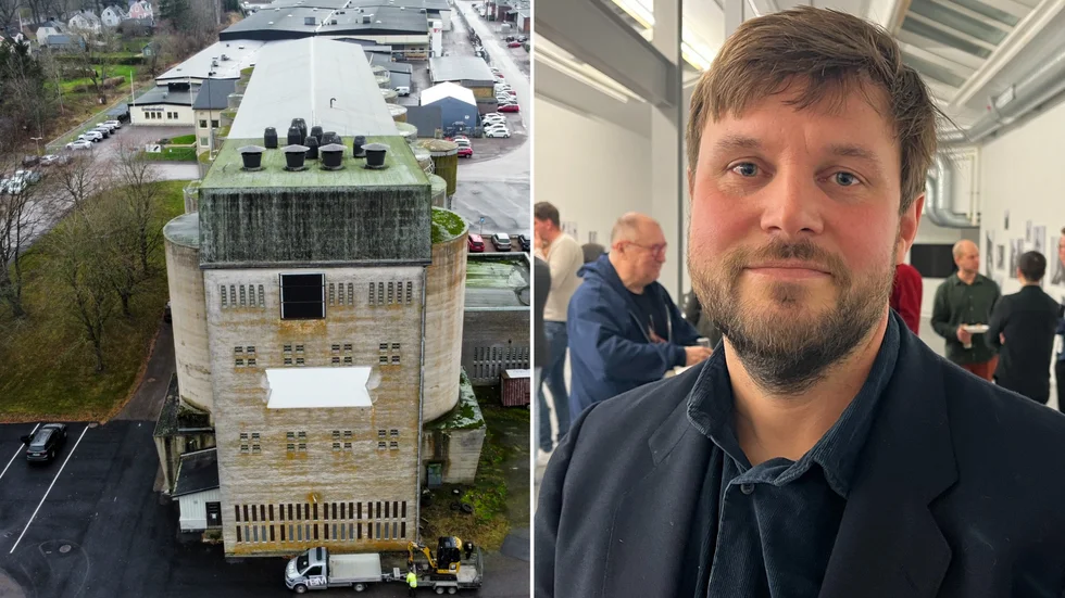 Vadstenas stadsarkitekt Petter Frid berättar om vad som kan hända med platsen när silon i Vadstena är borta.