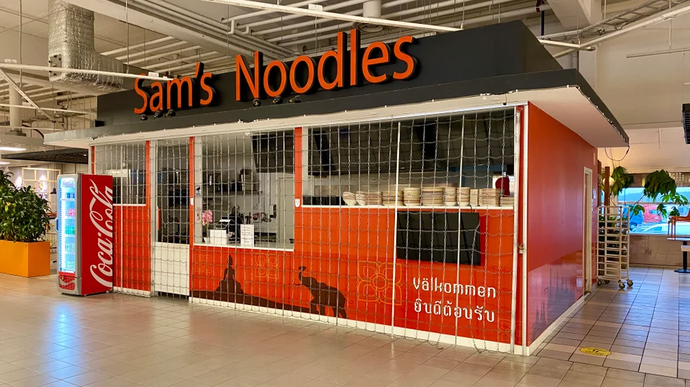 Sam’s Noodles låg i Depot Mantorp. Företaget bakom restaurangen har likviderats. 