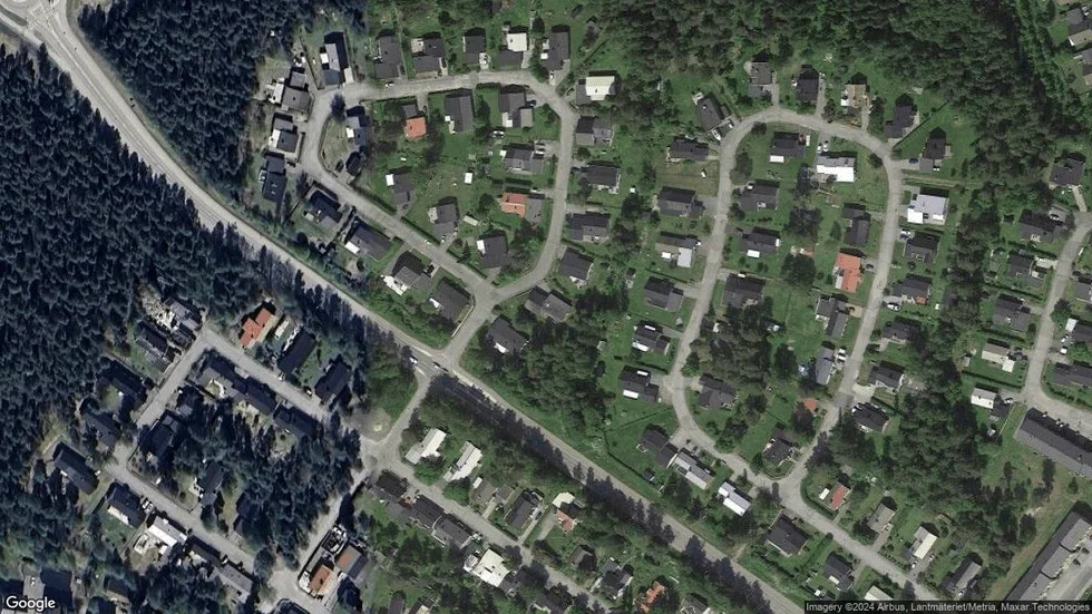 Området kring Vithällegatan 37