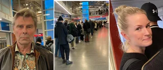 Enorma köer på Luleå airport – stopp i säkerhetskontrollen