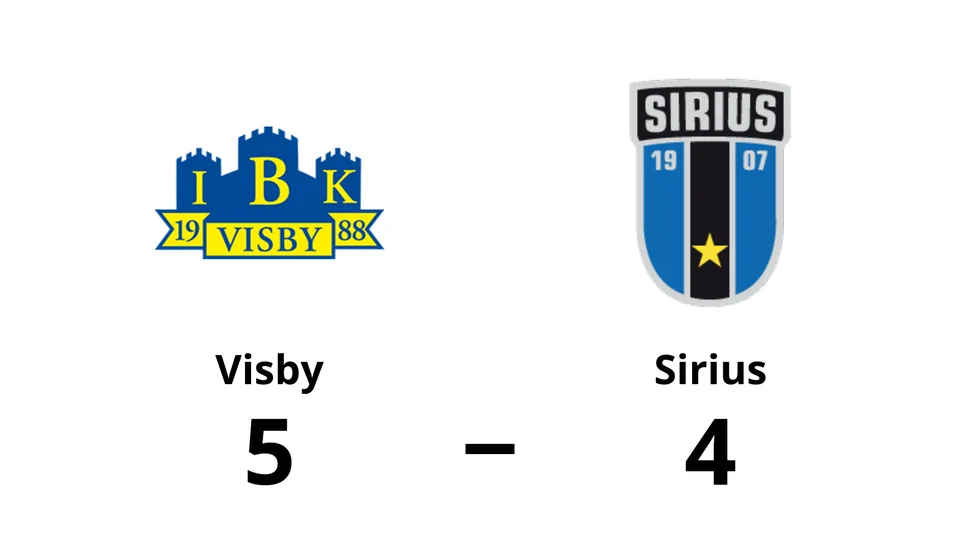 Visby IBK vann mot IK Sirius IBK