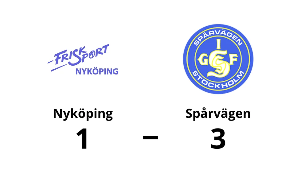 Nyköpings FK förlorade mot Spårvägens VBK