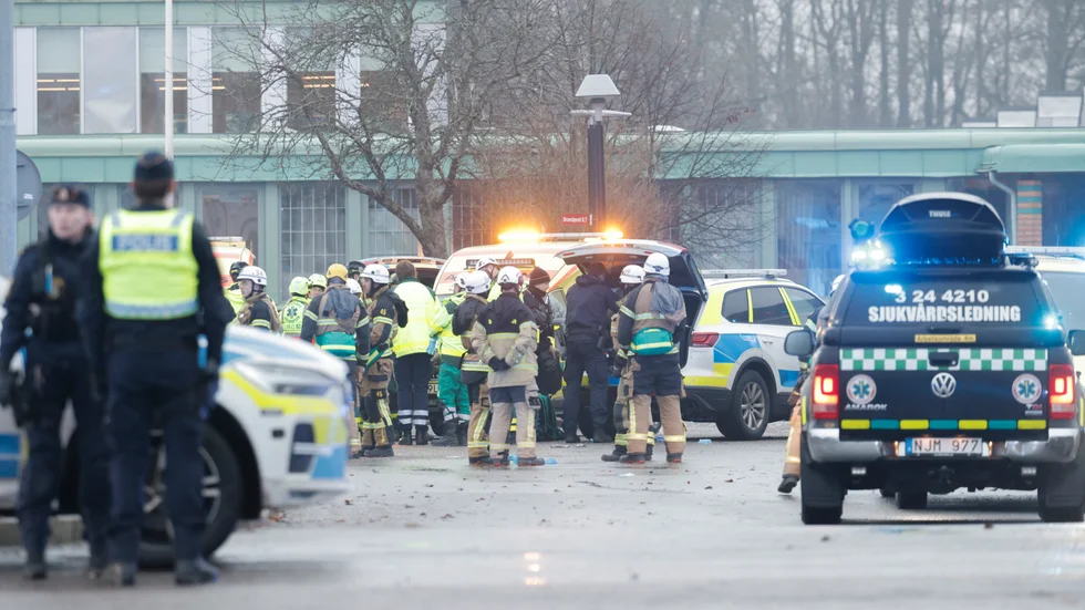 Risbergska skolan i Örebro där elva personer dödades under tisdagen den 4 februari.