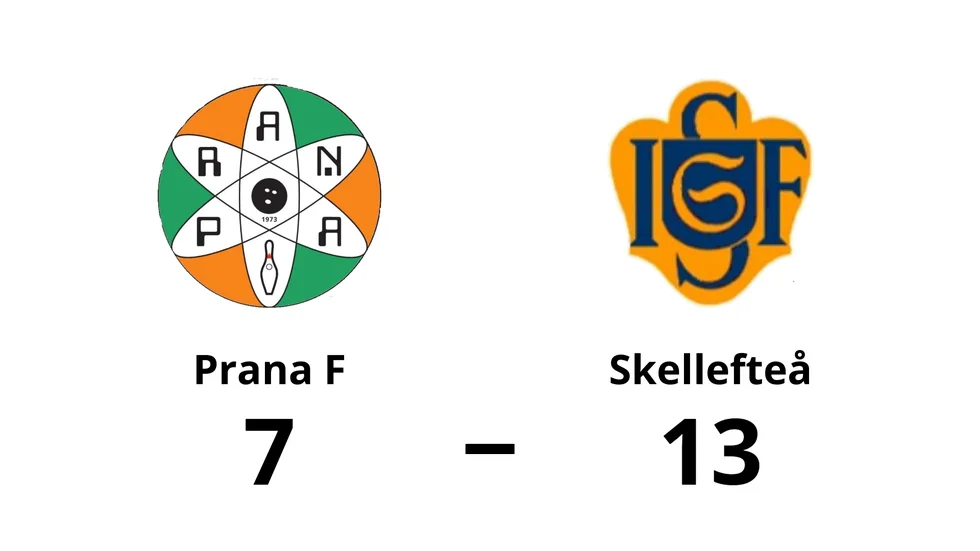 BK Prana F förlorade mot Skellefteå IF