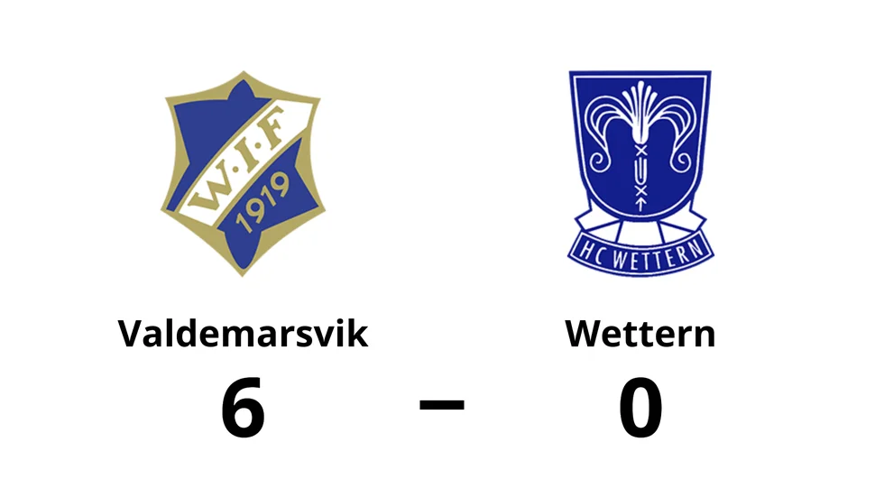 Valdemarsviks IF vann mot HC Wettern