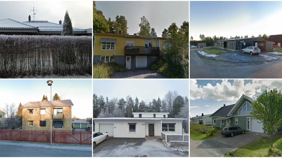 Trollnäsvägen 37, Björkskatavägen 12, Tallskogsgatan 98, Lulevägen 11, Trollstigen 70 och Kammenvägen 8