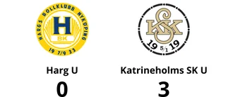 Harg U föll med 0-3 mot Katrineholms SK U