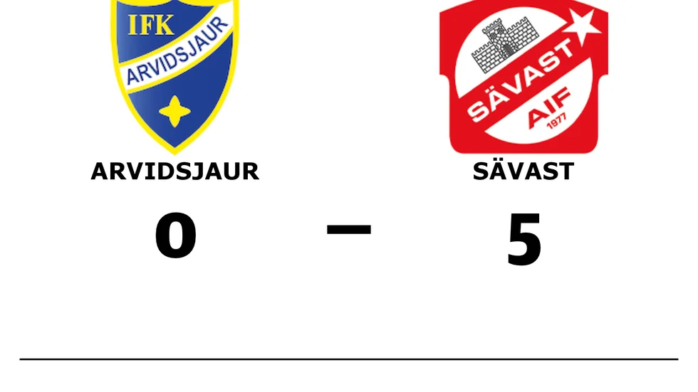 IFK Arvidsjaur FK förlorade mot Sävast AIF