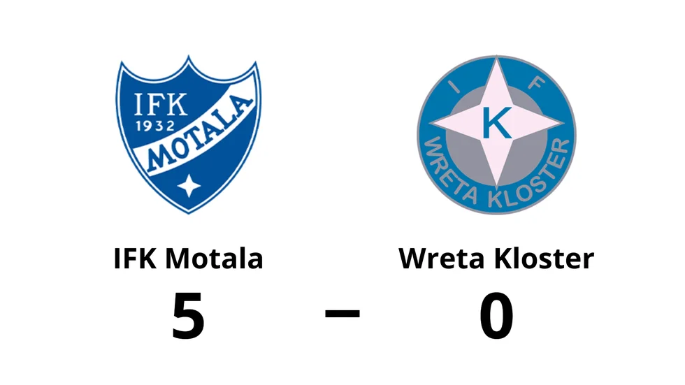 IFK Motala FK vann mot IFK Wreta Kloster