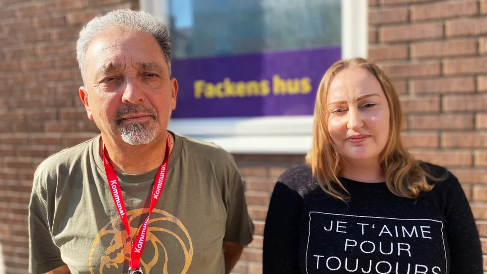 Walter Palestro och Chérie Svennebäck på Kommunal i Uppsala är kritiska mot kommunens hantering av historien med en äldre som utsatts för en våldtäkt av hemtjänstpersonal.