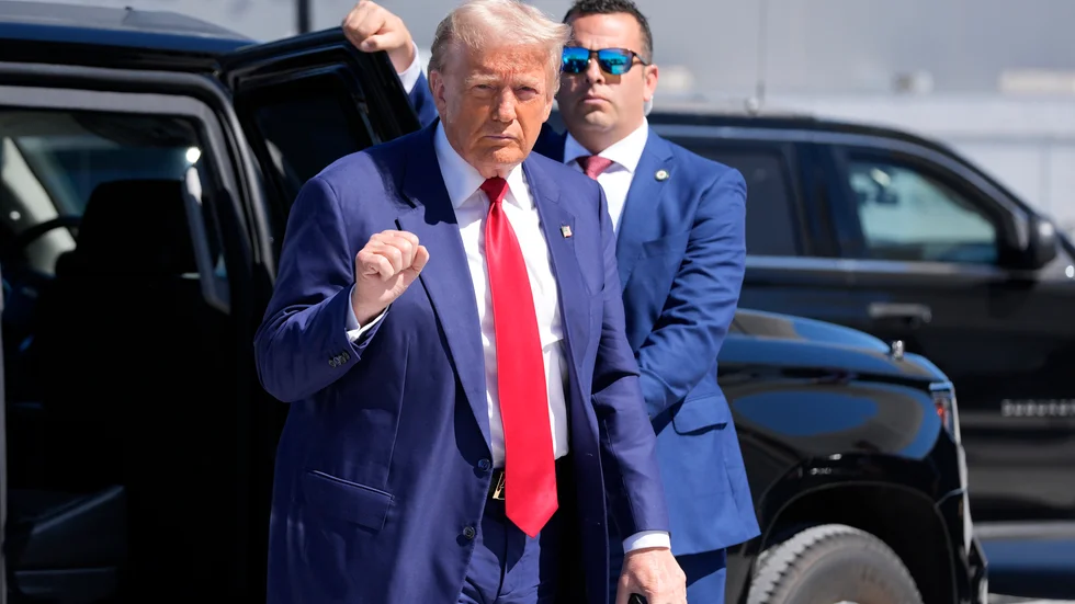 Republikanernas presidentkandidat, expresident Donald Trump, fotograferad i Las Vegas i helgen.