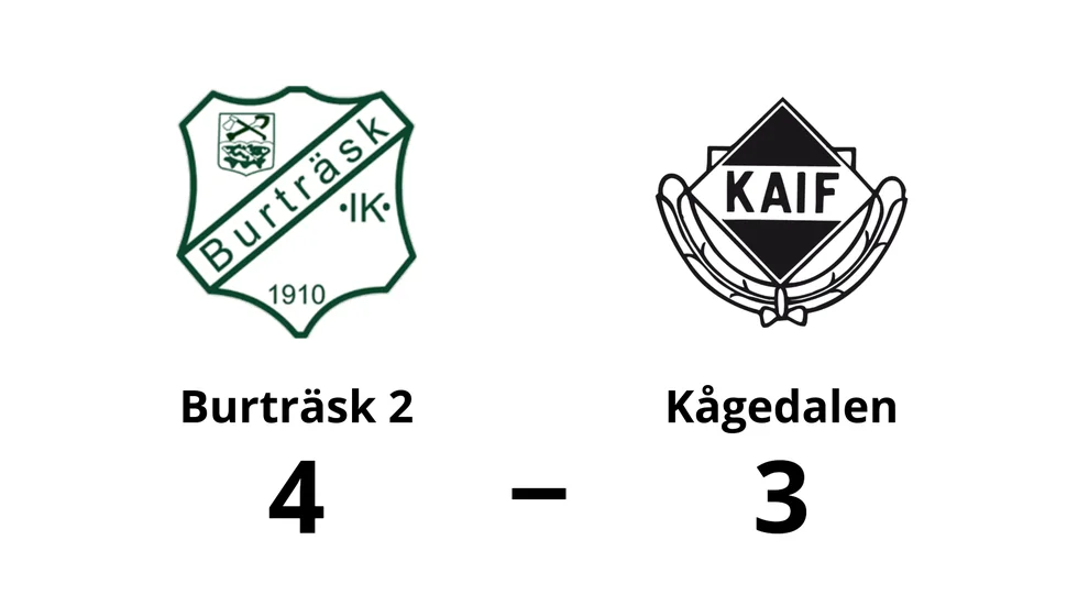 Burträsk IK 2 vann mot Kågedalens AIF