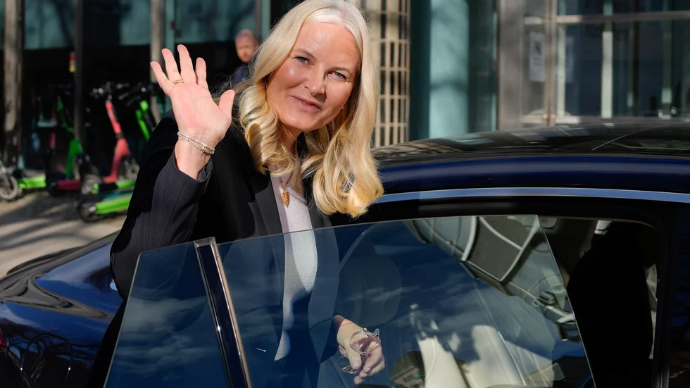 Den norska kronprinsessan Mette-Marit i Oslo på torsdagen.