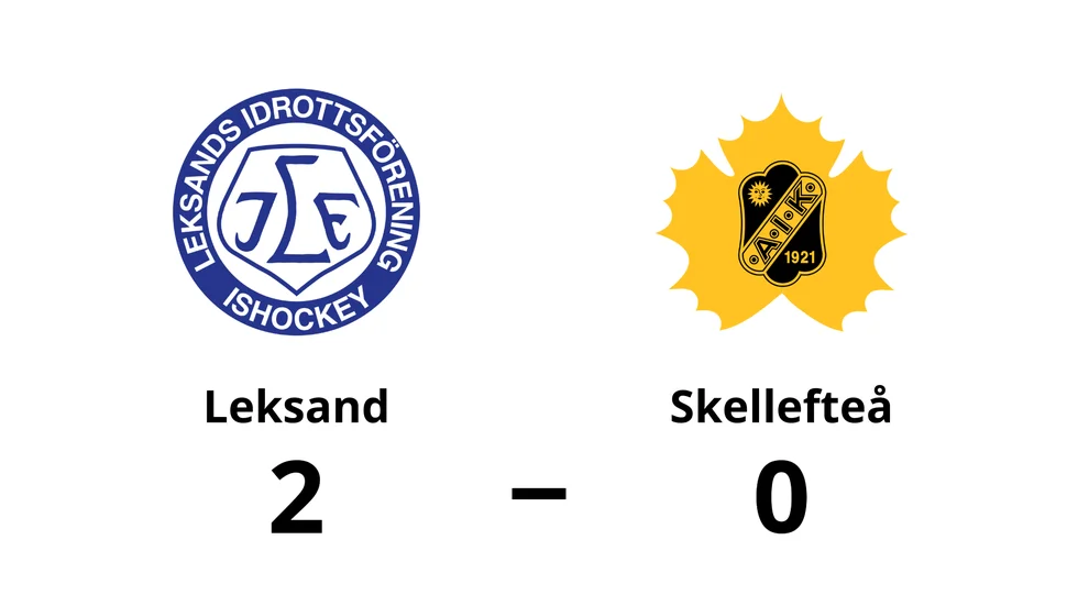 Leksand vann mot Skellefteå AIK