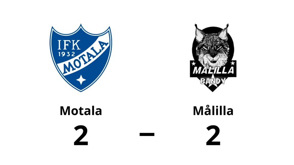 IFK Motala spelade lika mot Målilla Bandy