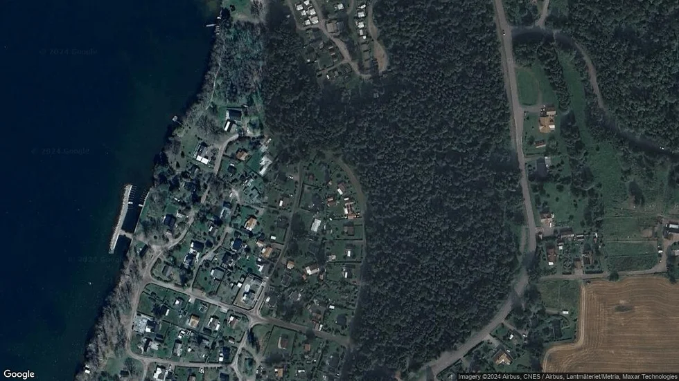 Området kring Strandbadens Stugområde 7