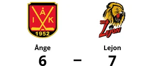 Lejon segrade mot Ånge i förlängningen