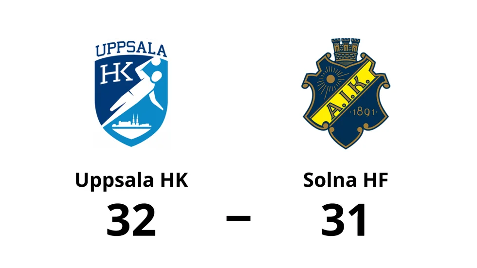 Uppsala HK vann mot Solna HF