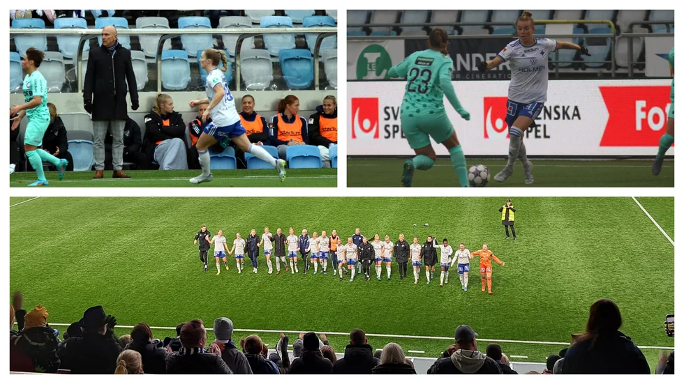 Tor-Arne Fredheim och alla övriga inblandade fick ta emot publikens jubel efter slutsignalen. 1 278 var på plats när IFK Norrköping tog ett massivt steg mot damallsvenskan.